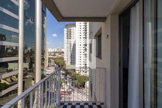 Varanda de apartamento à venda com 2 quartos, 60m² em Vila Olímpia, São Paulo