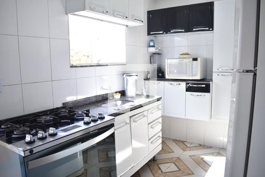 Cozinha de casa para alugar com 2 quartos, 76m² em Campo Grande, Rio de Janeiro