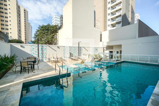 Piscina de apartamento para alugar com 2 quartos, 66m² em Vila Azevedo, São Paulo