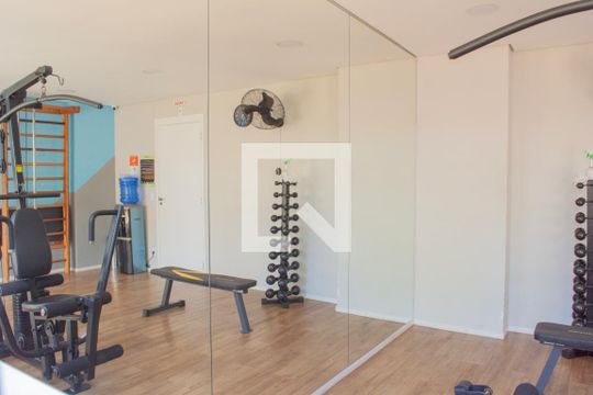 Área comum - Academia de apartamento para alugar com 2 quartos, 47m² em Barra Funda, São Paulo