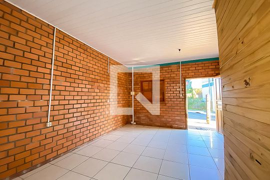 Sala de casa para alugar com 2 quartos, 70m² em Ideal, Novo Hamburgo