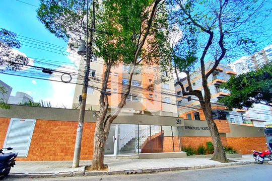 Fachada de apartamento à venda com 3 quartos, 109m² em Campestre, Santo André