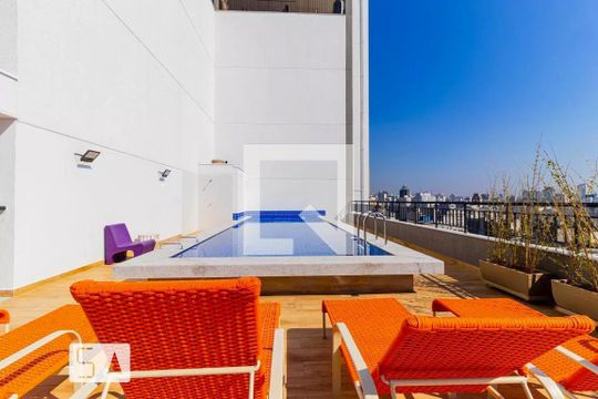 Área comum - Piscina de kitnet/studio à venda com 1 quarto, 24m² em Consolação, São Paulo