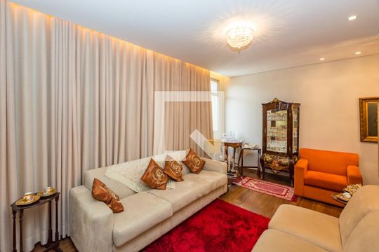 Sala 1 de apartamento à venda com 3 quartos, 153m² em Santa Lúcia, Belo Horizonte