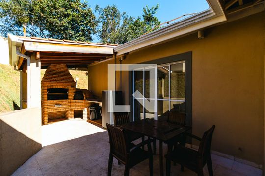 Área comum - Salão de festas de casa de condomínio à venda com 2 quartos, 72m² em Jardim Colonia, Jundiaí