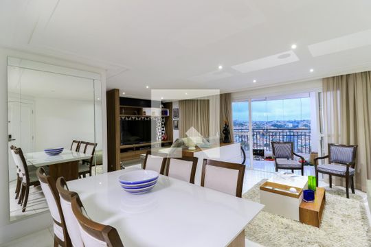 Sala de apartamento à venda com 3 quartos, 109m² em Jardim Aeroporto, São Paulo