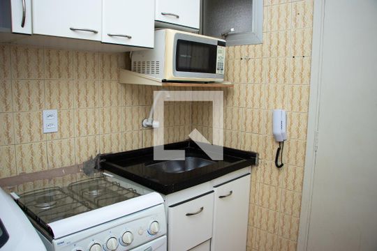 Cozinha e Área de Serviço de apartamento para alugar com 1 quarto, 36m² em Bosque, Campinas