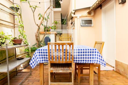 Detailed da varanda de casa de condomínio para alugar com 1 quarto, 40m² em Gávea, Rio de Janeiro