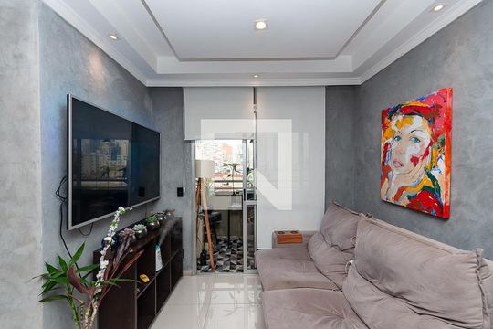 Sala de apartamento à venda com 2 quartos, 50m² em Barra Funda, São Paulo