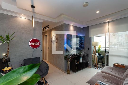 Sala de apartamento à venda com 2 quartos, 50m² em Barra Funda, São Paulo