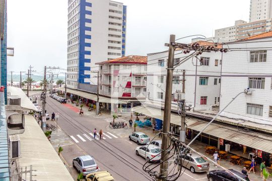 Vista da Cozinha de kitnet/studio para alugar com 1 quarto, 48m² em Boqueirão, Praia Grande