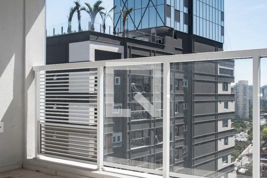 Varanda do Studio de kitnet/studio à venda com 1 quarto, 26m² em Indianópolis, São Paulo