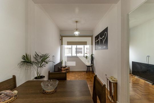 Sala de apartamento à venda com 1 quarto, 50m² em Campos Elíseos, São Paulo