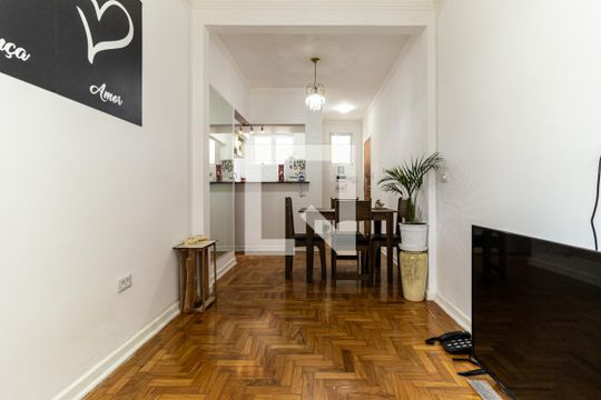 Sala de apartamento à venda com 1 quarto, 50m² em Campos Elíseos, São Paulo