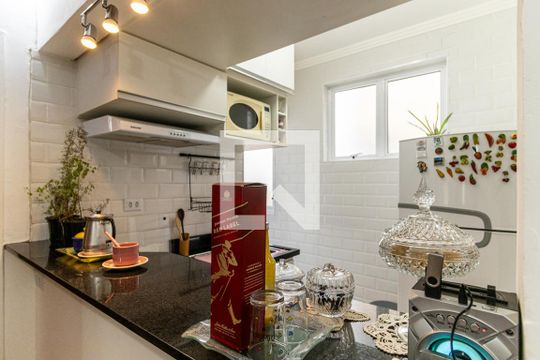 Cozinha de apartamento à venda com 1 quarto, 50m² em Campos Elíseos, São Paulo