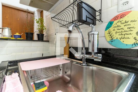 Cozinha de apartamento à venda com 1 quarto, 50m² em Campos Elíseos, São Paulo