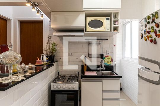 Cozinha de apartamento à venda com 1 quarto, 50m² em Campos Elíseos, São Paulo