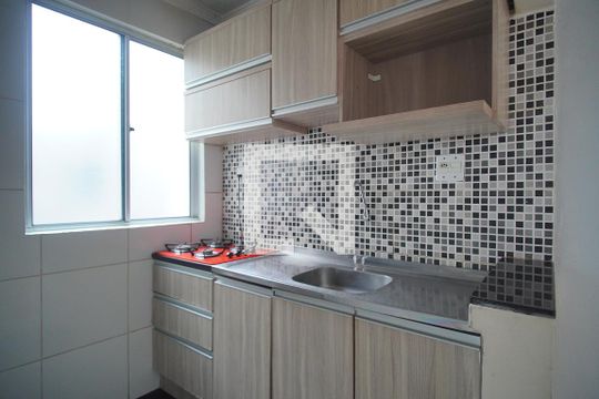 Cozinha de apartamento à venda com 2 quartos, 51m² em Canudos, Novo Hamburgo