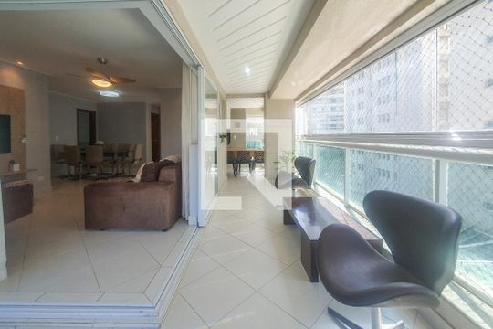 Varanda de apartamento para alugar com 3 quartos, 149m² em Jardim Asturias, Guarujá