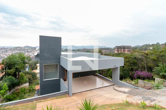 Entrada de casa de condomínio à venda com 4 quartos, 810m² em Vereda das Gerais, Nova Lima