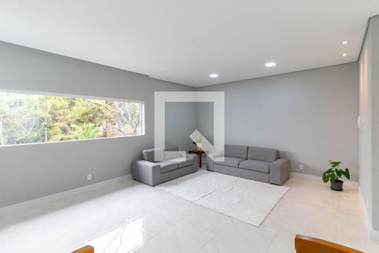 Sala de casa de condomínio à venda com 4 quartos, 810m² em Vereda das Gerais, Nova Lima