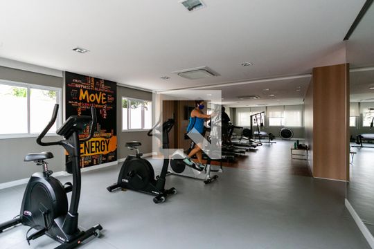 Área comum - Academia de apartamento para alugar com 2 quartos, 50m² em Santa Teresinha, São Paulo