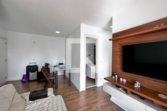 Sala de apartamento à venda com 2 quartos, 70m² em Jardim Caravelas, São Paulo