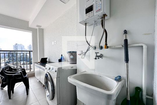 Área de Serviço de apartamento à venda com 2 quartos, 70m² em Jardim Caravelas, São Paulo