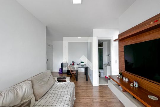 Sala de apartamento à venda com 2 quartos, 70m² em Jardim Caravelas, São Paulo