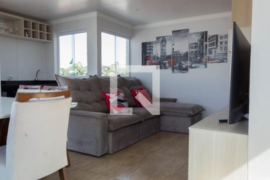 Sala de casa para alugar com 2 quartos, 80m² em Vila Jordanopolis, São Bernardo do Campo