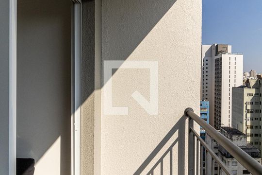 Varanda de apartamento à venda com 1 quarto, 28m² em República, São Paulo