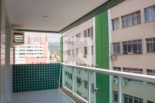 Varanda da Sala de apartamento à venda com 3 quartos, 89m² em Méier, Rio de Janeiro