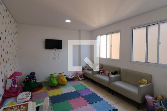 Área comum - Brinquedoteca de apartamento à venda com 2 quartos, 55m² em Vila Humaitá, Santo André