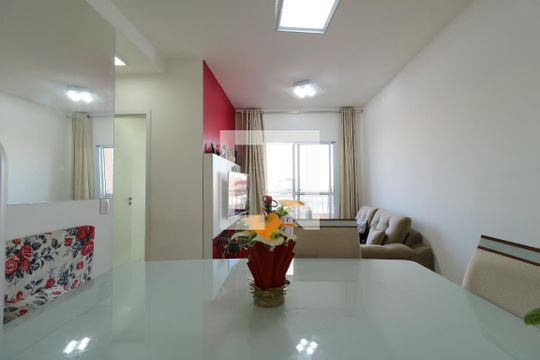 Sala de Jantar de apartamento à venda com 2 quartos, 55m² em Vila Humaitá, Santo André