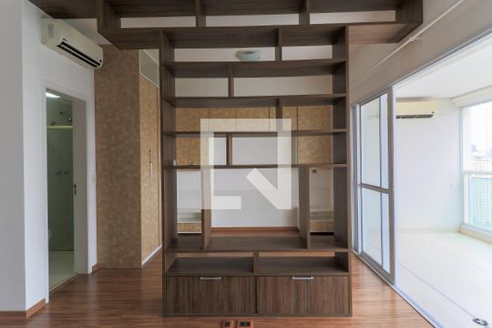 Sala de apartamento para alugar com 1 quarto, 49m² em Campo Belo, São Paulo