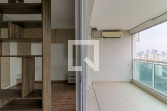 Sala de apartamento para alugar com 1 quarto, 49m² em Campo Belo, São Paulo