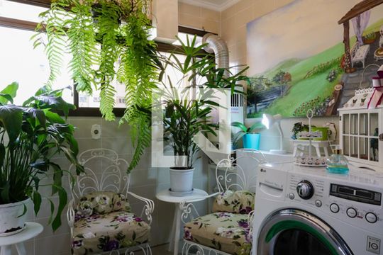 Área de serviço de apartamento para alugar com 3 quartos, 150m² em Santana, São Paulo