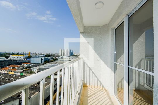 Varanda da Sala de apartamento à venda com 2 quartos, 48m² em Vila São João, Guarulhos