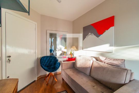 Sala de apartamento à venda com 2 quartos, 112m² em Vila Nova, Porto Alegre