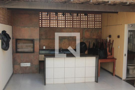Área comum - Churrasqueira de apartamento para alugar com 3 quartos, 90m² em Armação, Salvador