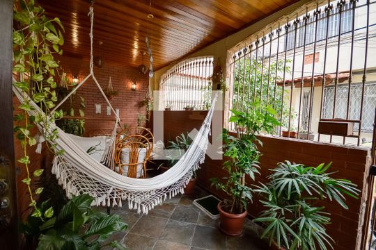 Varanda da Sala de casa de condomínio à venda com 4 quartos, 340m² em Vila Isabel, Rio de Janeiro