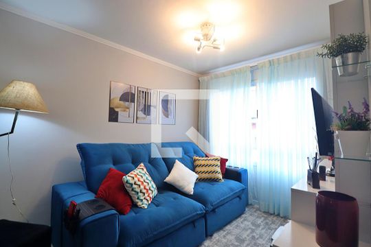 Sala de apartamento à venda com 3 quartos, 62m² em Jardim Utinga, Santo André
