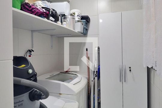 Área de Serviço de apartamento à venda com 3 quartos, 62m² em Jardim Utinga, Santo André
