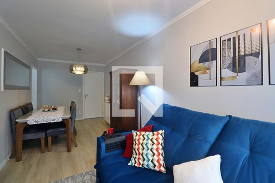 Sala de apartamento à venda com 3 quartos, 62m² em Jardim Utinga, Santo André