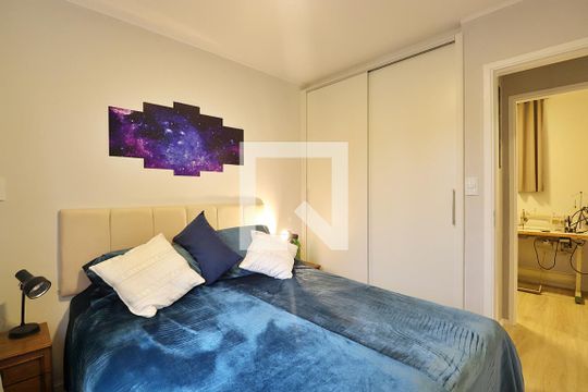 Quarto 1 de apartamento à venda com 3 quartos, 62m² em Jardim Utinga, Santo André