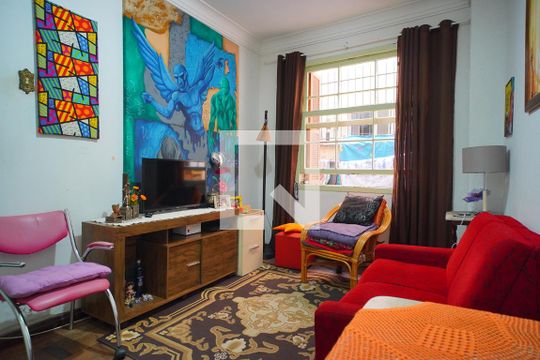 Sala de apartamento à venda com 1 quarto, 38m² em São Geraldo, Porto Alegre