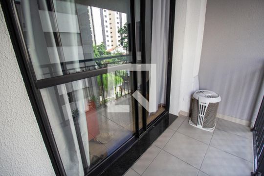 Varanda da Sala de apartamento à venda com 1 quarto, 30m² em Perdizes, São Paulo