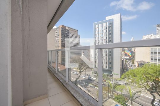 Varanda de apartamento à venda com 2 quartos, 52m² em Centro Histórico de São Paulo, São Paulo