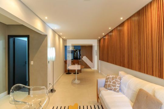 Sala de apartamento para alugar com 2 quartos, 62m² em Campo Belo, São Paulo