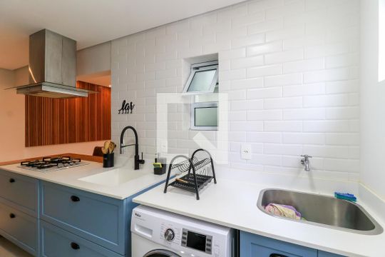 Área de Serviço de apartamento para alugar com 2 quartos, 62m² em Campo Belo, São Paulo